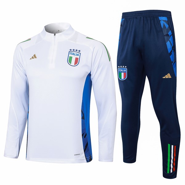 Sudadera De Training Italia 2024 2025 Blanco 3